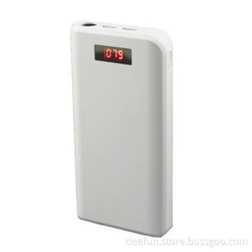6000/176000/20800mAh LED Light Up Power Bank with Visible Screen